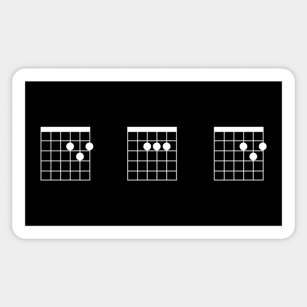 Guitar Dad Father's Day Sticker by spiralrewind